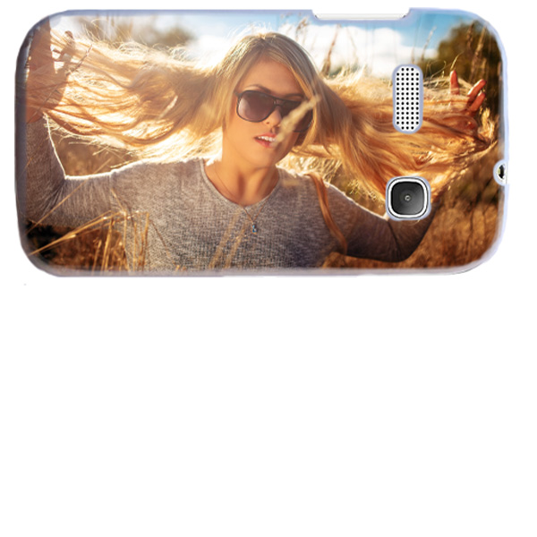 Alcatel C3 hoesje ontwerpen Alcatel C3 telefoonhoesje zwart