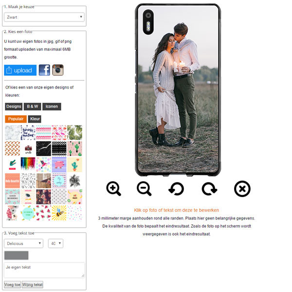 BQ Aquaris X5 hoesje ontwerpen BQ Aquaris X5 hoesje ontwerpen