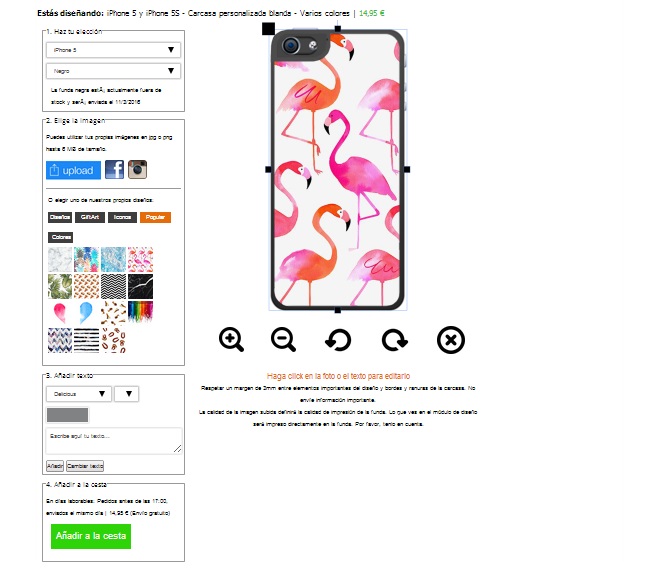 iPhone 5s softcase gsm hoesje maken
