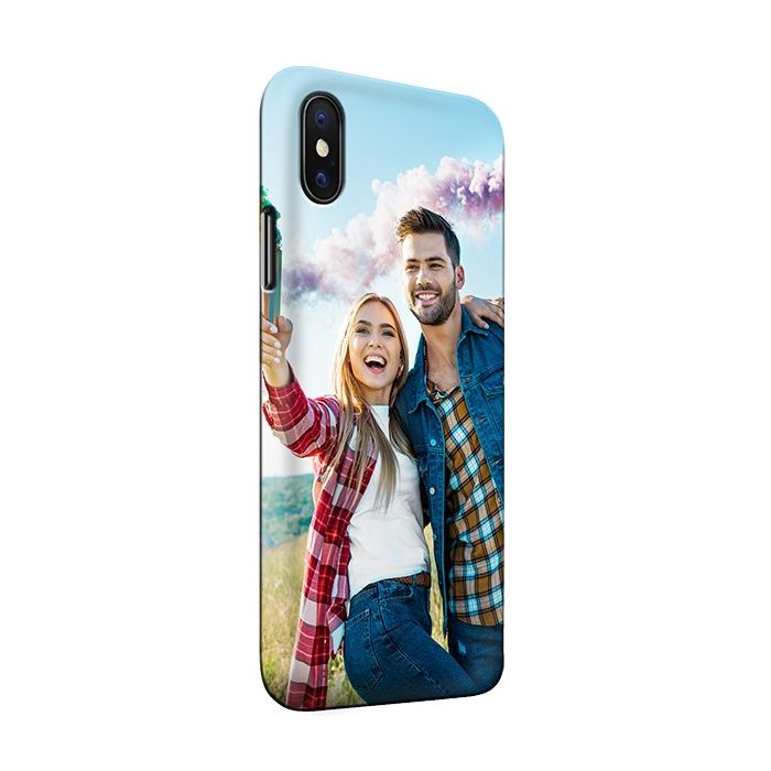 iPhone XS - Coque Rigide Personnalisée à Bords Imprimés