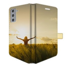 Samsung Galaxy S22 - Coque Portefeuille Personnalisée (Sur Les 2 Faces)