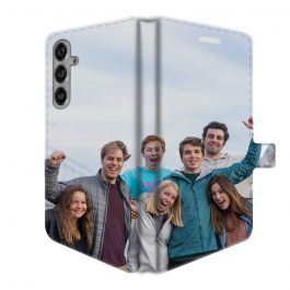 Samsung Galaxy S24 - Coque Portefeuille Personnalisée (Sur Les 2 Faces)