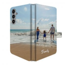 Samsung Galaxy S24 Plus - Coque Portefeuille Personnalisée (Sur Les 2 Faces)