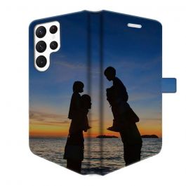 Samsung Galaxy S24 Ultra - Coque Portefeuille Personnalisée (Sur Les 2 Faces)