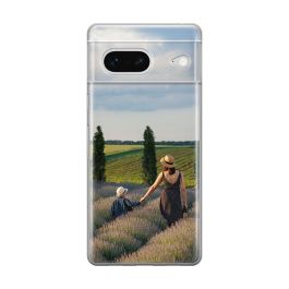 Google Pixel 7a - Coque Silicone Personnalisée