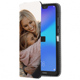 Huawei P20 Lite - Coque Portefeuille Personnalisée (Sur L'avant)