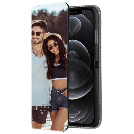 iPhone 12 Pro Max Personalised Front Printed Wallet Case