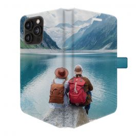 iPhone 14 Pro Max - Coque Portefeuille Personnalisée (Sur Les 2 Faces)