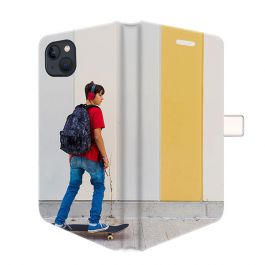iPhone 15 - Coque Portefeuille Personnalisée (Sur Les 2 Faces)