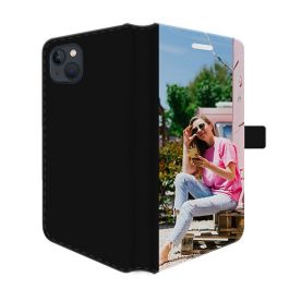 iPhone 15 - Coque Portefeuille Personnalisée (Sur L'avant)