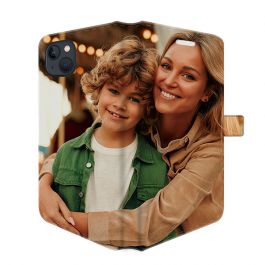 iPhone 15 Plus - Coque Portefeuille Personnalisée (Sur Les 2 Faces)