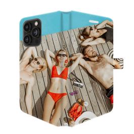 iPhone 15 Pro - Coque Portefeuille Personnalisée (Sur Les 2 Faces)