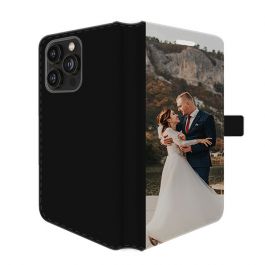 iPhone 15 Pro - Coque Portefeuille Personnalisée (Sur L'avant)