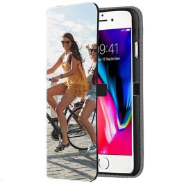 iPhone SE - Coque Portefeuille Personnalisée (Sur L'avant)