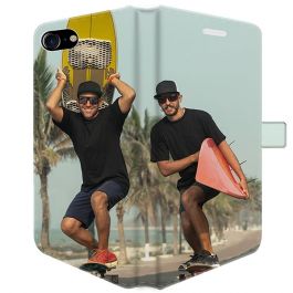 iPhone SE - Coque Portefeuille Personnalisée (Sur Les 2 Faces)