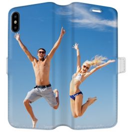iPhone X - Coque Portefeuille Personnalisée (Sur Les 2 Faces)