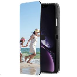 iPhone Xr - Coque Portefeuille Personnalisée (Sur L'avant)