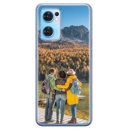 Oppo Find X5 Lite - Coque Silicone Personnalisée