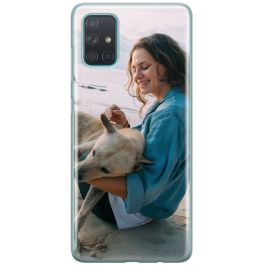 Samsung Galaxy A71 - Coque Silicone Personnalisée