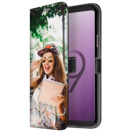 Samsung Galaxy S9 PLUS - Coque Portefeuille Personnalisée (Sur L'avant)