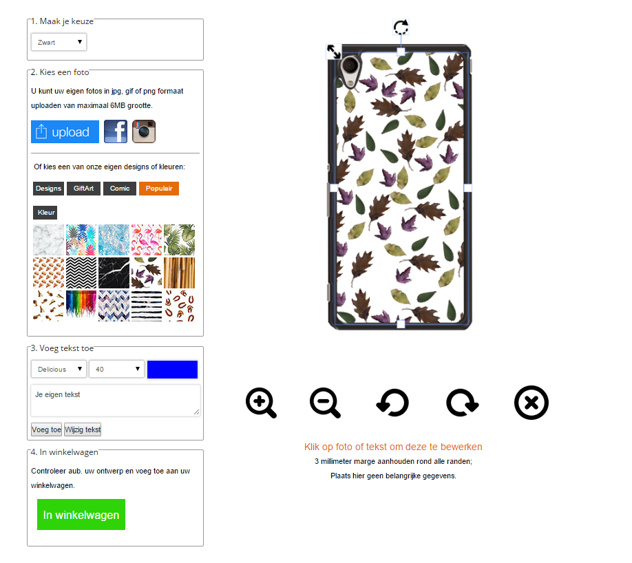 Xperia M4 Aqua hoesje maken wit