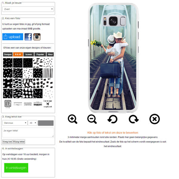 Galaxy S8 hoesje maken