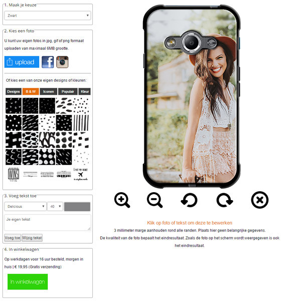 Galaxy Xcover 3 hoesje ontwerpen Galaxy Xcover 3 hoesje ontwerpen