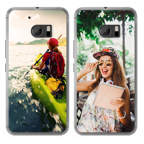 HTC 10 hardcase hoesje ontwerpen zwart HTC 10 hoesje met foto