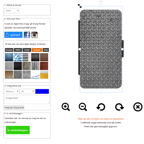 HTC One M9 Hardcase hoesje ontwerpen