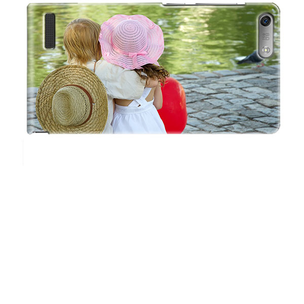 Huawei Ascend G6 Hardcase hoesje met foto Zwart en Wit