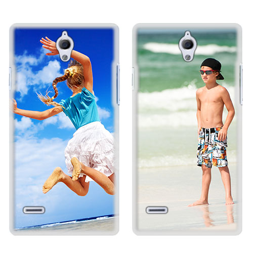 Huawei Ascend G700 hoesje met foto Huawei G700 hardcase hoesje maken wit