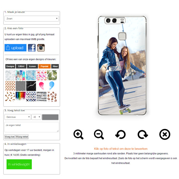 iPhone 6(S) plus hardcase met foto