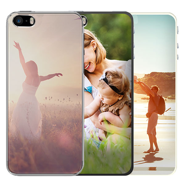 iPhone SE softcase gsm hoesje maken grijs iPhone SE softcase gsm hoesje ontwerpen