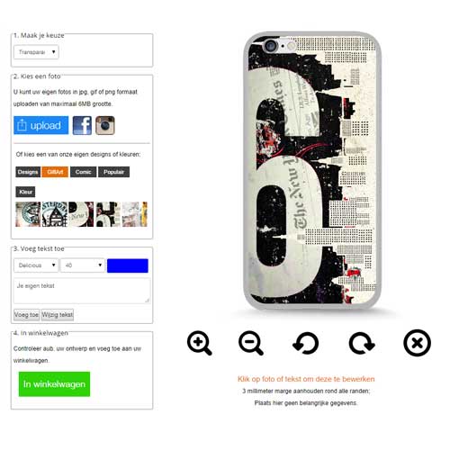 iPhone 6 hardcase met foto