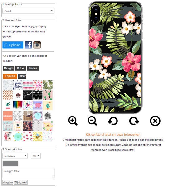 iPhone 8 softcase maken