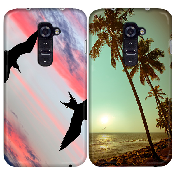 LG G2 gsm hoesje maken LG G2 Hardcase gsm hoesje rondom bedrukt