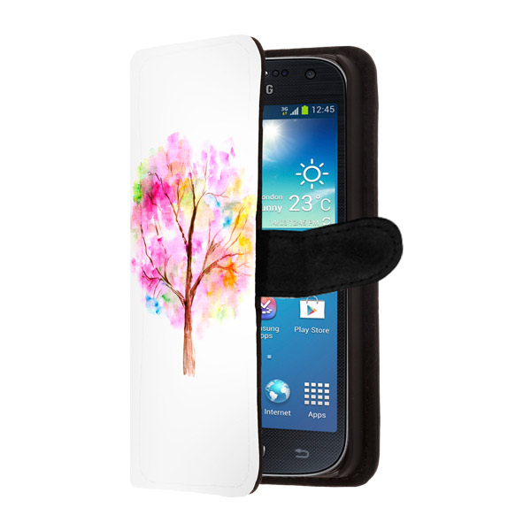 Samsung Galaxy S4 mini portefeuille case maken Samsung Galaxy S4 mini portefeuille case ontwerpen