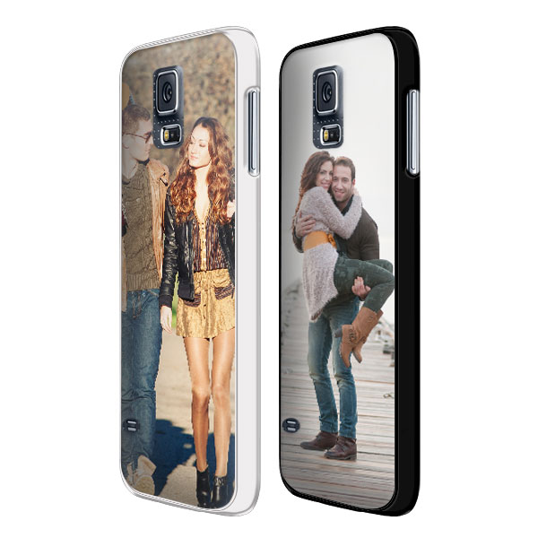 Samsung Galaxy S5 Softcase hoesje maken zwart of wit