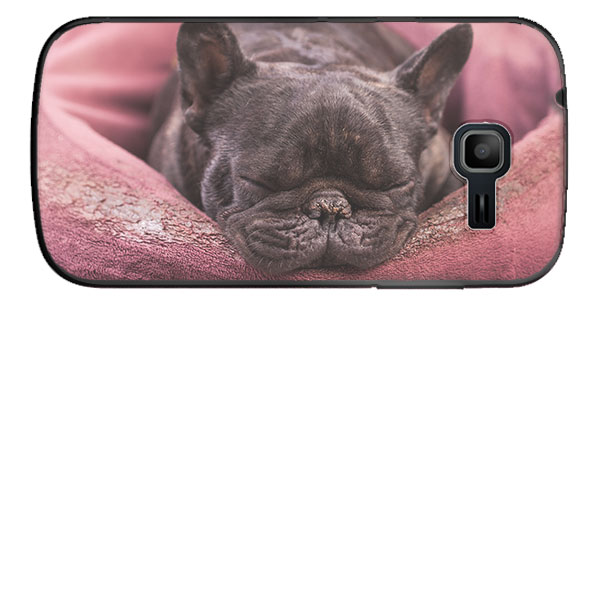 Samsung galaxy trend lite hoesje met foto galaxy trend lite hardcase ontwerpen zwart, wit, transparant