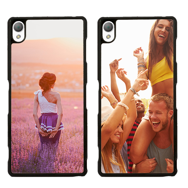 Sony Xperia Z3 hoesje met foto Sony Xperia Z3 telefoonhoesje maken zwart