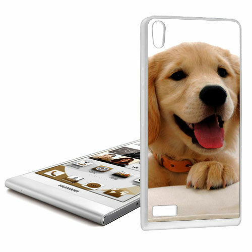 Huawei Ascend P6 hoesje met foto Huawei P6 softcase hoesje maken zwart en wit